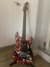 EVH Striped Series Frankie 2021 With Hiscox Hard Case