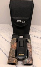 Nikon Binoculars 10x25 Aculon A30 Tree Camo With Case