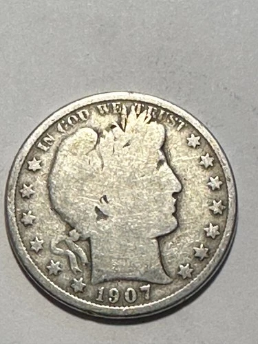 1907 O BARBER Half Dollar US 50c    ONE BEAUTIFUL N 278