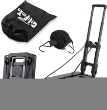 Folding Hand Truck Utility Cart Truck Dolly Collapsible Luggage Cart Lightweight