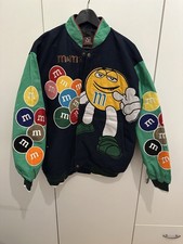 NASCAR Jacket JH Design M&m?s Size M-L Retro Vintage Racing Jacket