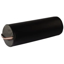 Master Massage 9" Full Round Bolster - Black, 1count