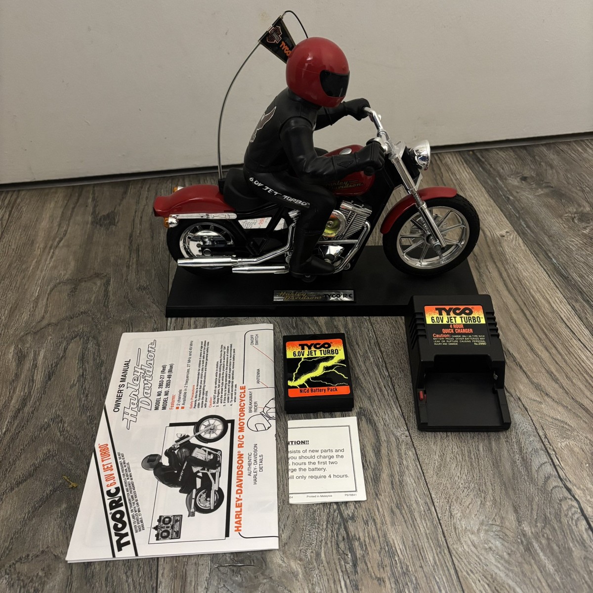 HARLEY-DAVIDSON ラジコン VINTAGE 90'S TYCO HARLEY DAVIDSON MOTORCYCLE RC - UNTESTED