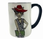 NIB Animal Hipster Coffee Mugs 6pc Set 17.5 oz Stoneware by Signature Housewares — photo 7
