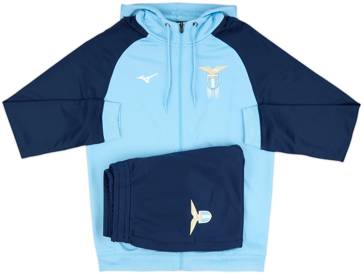 BNWT 24-25 Lazio Mizuno Tracksuit Size M | eBay