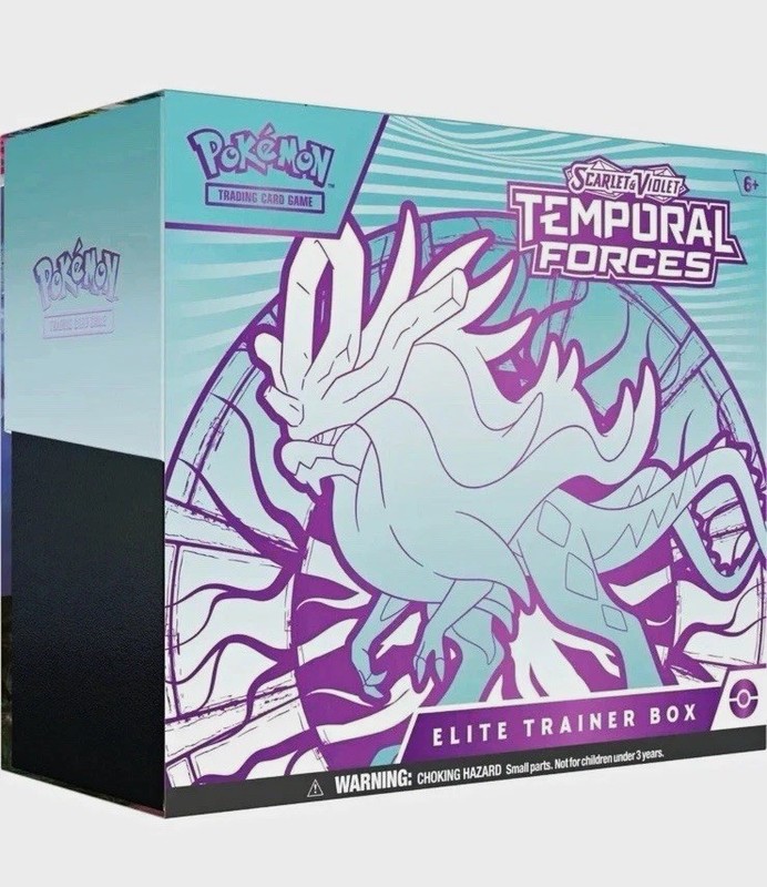 Pokémon TCG Scarlet & Violet Temporal Forces Elite Trainer Box English 2024