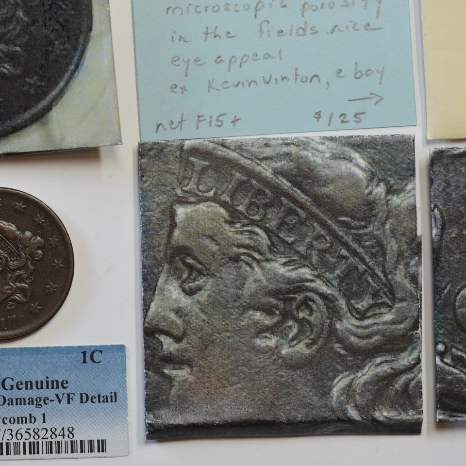 1817 Matron Head Large Cent, N-1, R-4, Close Dt, Ex PCGS Very Fine Details C7950 - Image 4 of 4