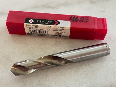 new Cleveland 41/64'' Screw Machine Length HSS G.P. Twist Drill Bit USA C04625