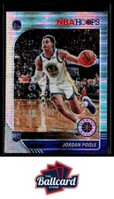 2019-20 Hoops Premium Stock #223 Jordan Poole Prizms Pulsar