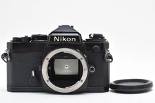 【Near MINT】 Nikon FE Black SLR body 35mm Film Camera From JAPAN