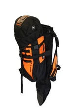 NEVERLOST NORMA ADDON SCOUT BACKPACK WITH OPEN SCABBARD BLACK ORANGE 28L