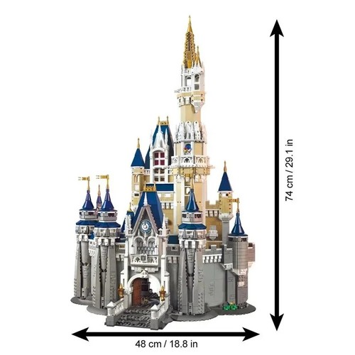 NEW Disney Princess Castle 71040 4080PC Building Block Set W/LED RC Light Kit - Picture 2 of 18