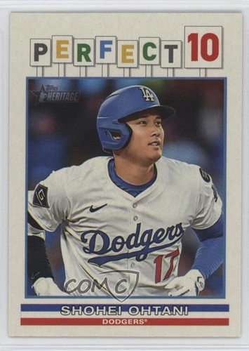 2025 Topps Heritage High Number Perfect 10's Shohei Ohtani #P10-3 gh4