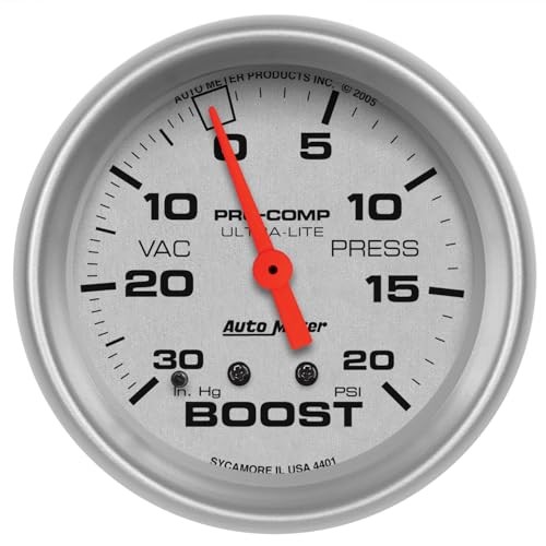 Auto Meter 4401 Ultra-Lite Vacuum/Boost Gauge - Picture 2 of 3