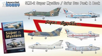 Special Hobby 100-SH72417 - 1:72 SMB-2 Super Mystere Duo Pack & Book - Neu