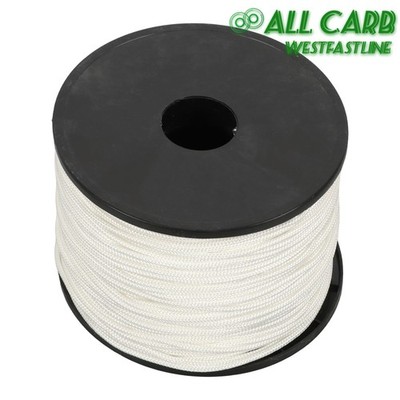 1/8in × 500ft Nylon Solid Braid Rope High UV Abrasion Resistance Industrial