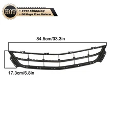 Silscvtt Front Bumper Grille Face Bar Textured For Acura MDX 2014-2016 AC1036101