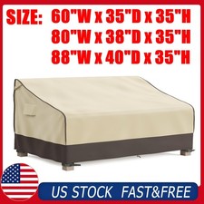 2-3 Seater Outdoor Couch Sofa Cover Waterproof 60/80/88 In Patio Furniture Cover