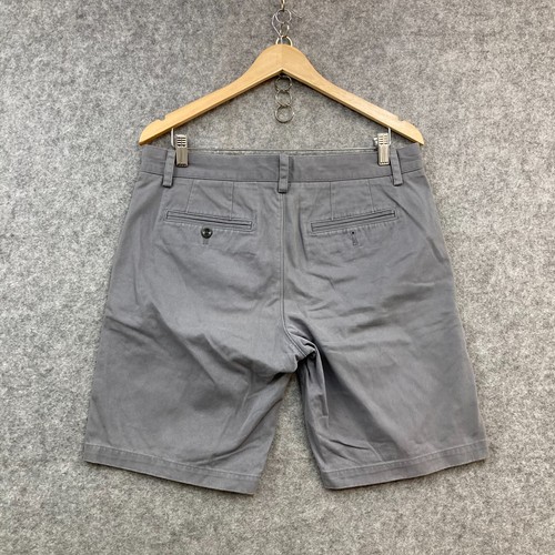 Banana Republic Shorts Mens 32 Grey Aiden Bermuda Pockets Cotton 1803 - Picture 6 of 8