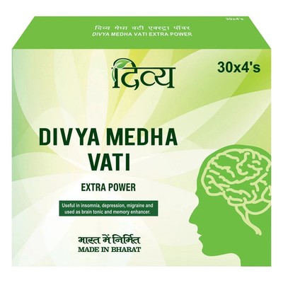 Patanjali Medha Vati Extra Power Gehirngesundheit, Fokusgedächtnis & Stressab...
