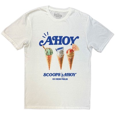 Stranger Things Scoop Ahoy offiziell Männer T-Shirt Herren