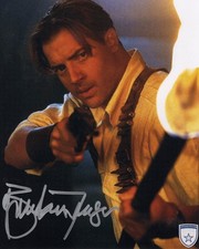 Signed Brendan Fraser The Mummy Richard "Rick" O'Connell 8x10 Official Pix COA