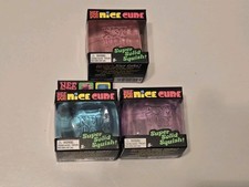 Nee Doh Nice Cube Super Solid Squish - Blue Purple Pink - Brand New
