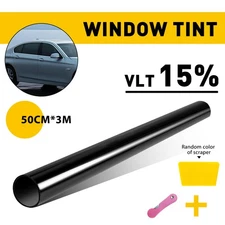 Mirror Tint Window Film Privacy Protect UV Reflective Sun Block For Home 15% VLT