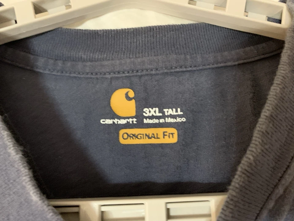 Carhartt Original Fit Pocket Three Button Henley Heavyweight - Size 3XL Tall - Image 3 of 4