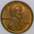 1909 VDB Lincoln Wheat Cent AU k733