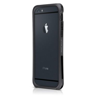 Macally IronRim, Bumper & Kantenschutz für iPhone 6/6s, Schwarz