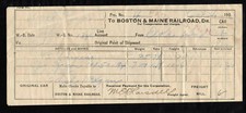 7A1610 - 1903  BOSTON & MAINE RAILROAD