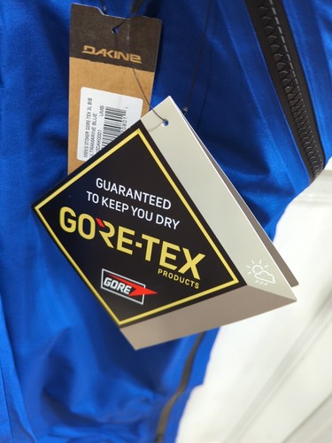 $594 Dakine Stoker Gore-tex 3L Bibs Men's Size Medium Blue Black Ski Snow Pants - Picture 7 of 12