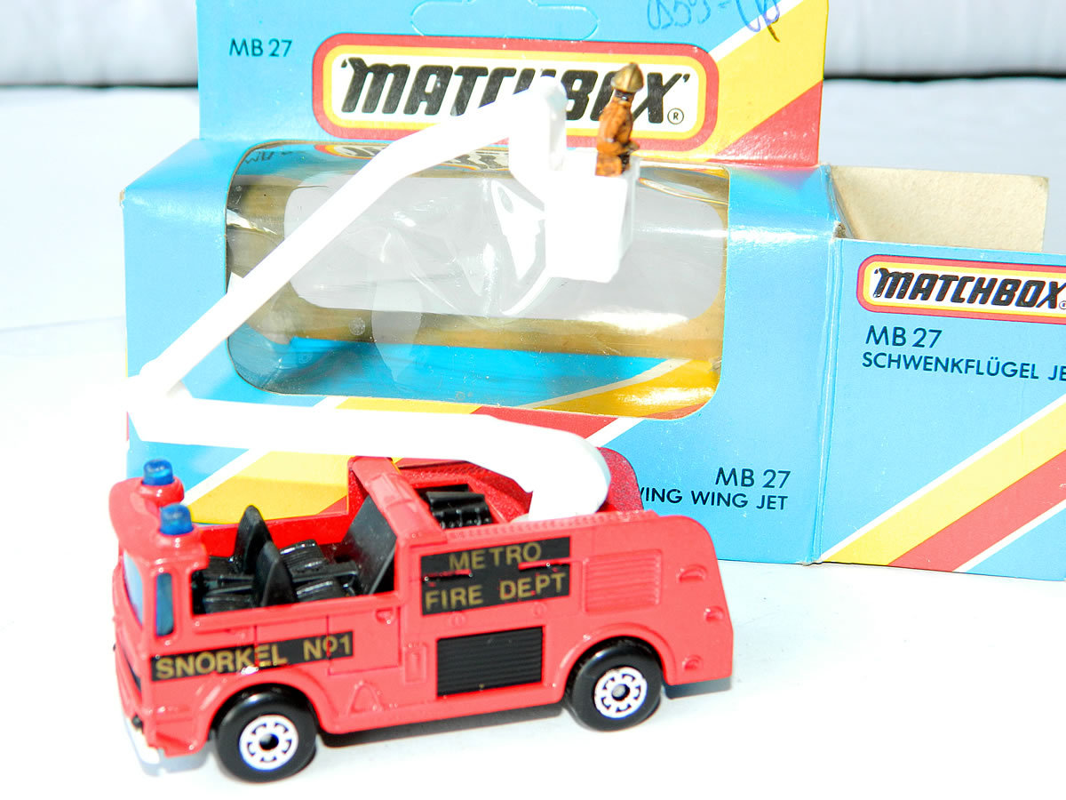 1981 Matchbox Fire Dept Vehículo Juguete de Coche Fundido a Troquel 1981 Matchbox Fire Dept Vehículo Juguete de Coche Fundido a Troquel