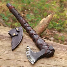 Viking axe Lothbrok Ragnar ax hand forged high сarbon steel 60G 24.80" 2.75lb