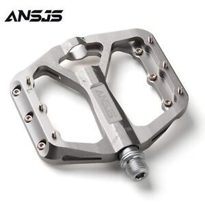 Bike Pedals Mountain Non-Slip Bike Pedals Platform Bicycle Flat Alloy Pedals 9//16 3 Bearings for Road BMX MTB Fixie Bikes