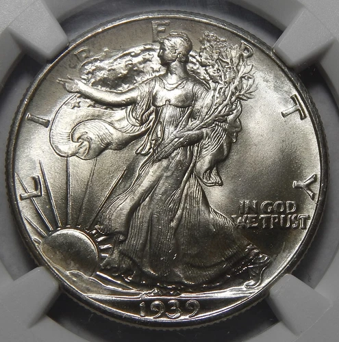 1939 NGC MS68 WALKING LIBERTY HALF DOLLAR