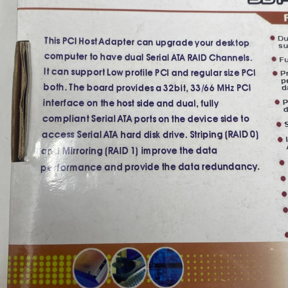 New Sabrent Sata Raid 2 Port PCI Host SBT-SRD2 - Image 4 of 4