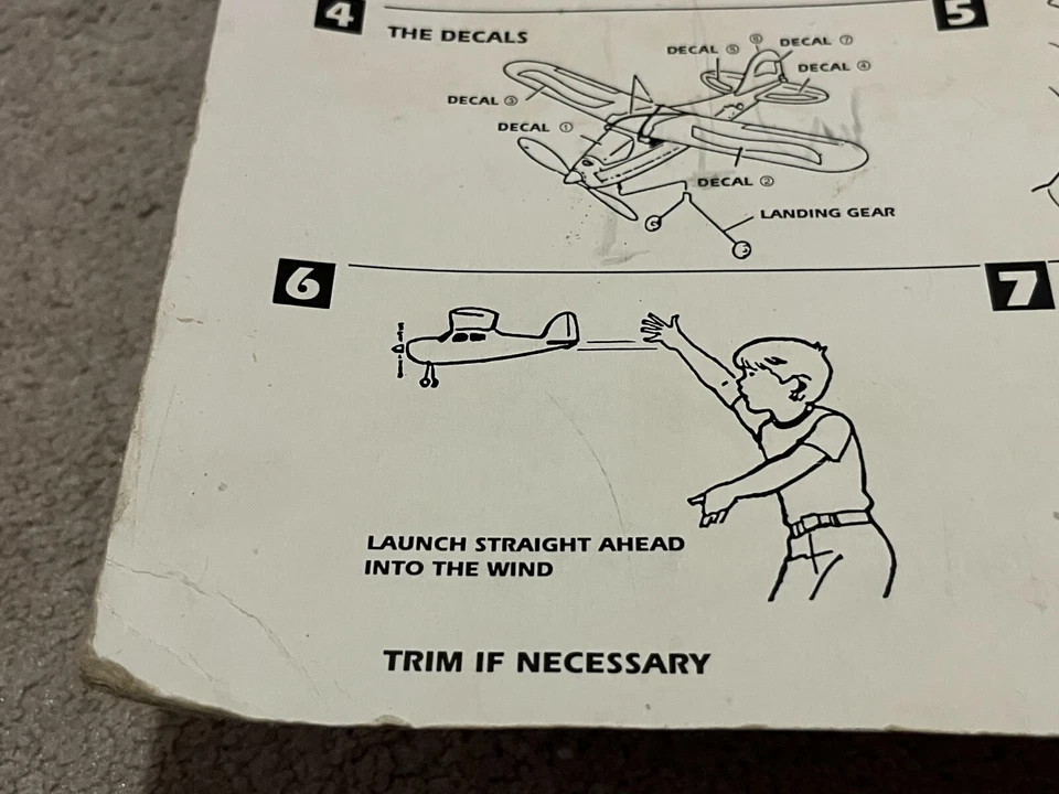 Firefox Rubber Band Powered Airplane Kit Air Dolphin Plane Model VTG 1993 NEW - Image 4 of 4