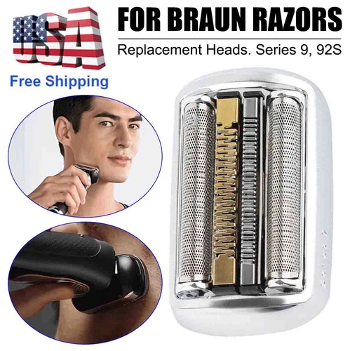 Replacement Shaver Foil Head Part Cutter For Braun Series 9 92s 9376cc 9385cc US - Picture 1 of 13