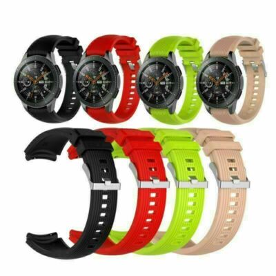 22mm Silikon Uhrenarmbänd Armband Strap für Samsung Galaxy Watch SM-R800 46mm