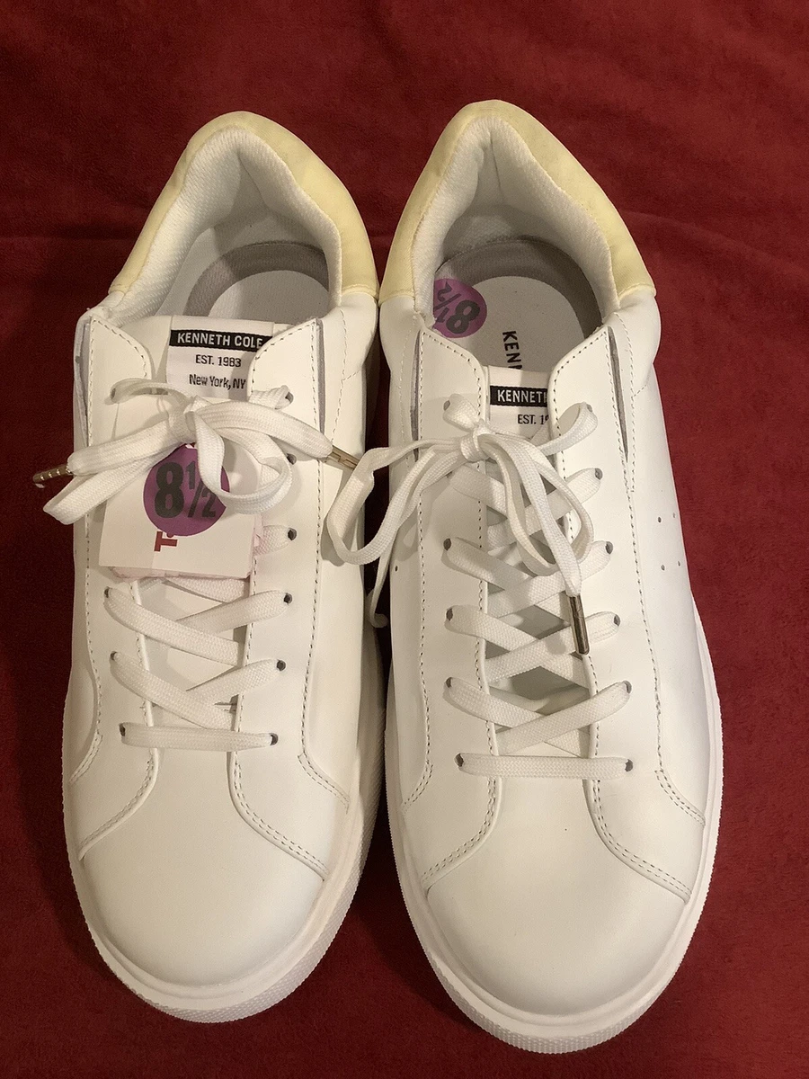 Kenneth Cole NY Katt Platform Womens Lace Up Sneakers Size 8 1 2 M