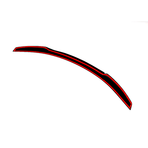 Glanz Schwarz Heckspoiler Spoiler Flügel Lippe Passt für BMW 6er F06 F13 2012-18 - Picture 9 of 9