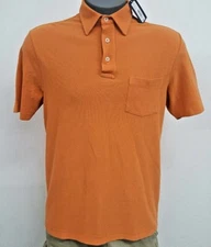 Cremieux Collection Garment Washed Orange S/S Men's Polo Shirt NWT $75 Choose Sz