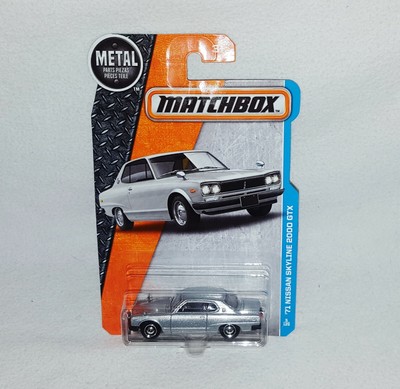 2016 Matchbox '71 Nissan Skyline 2000 GTX diecast car on mint card | eBay