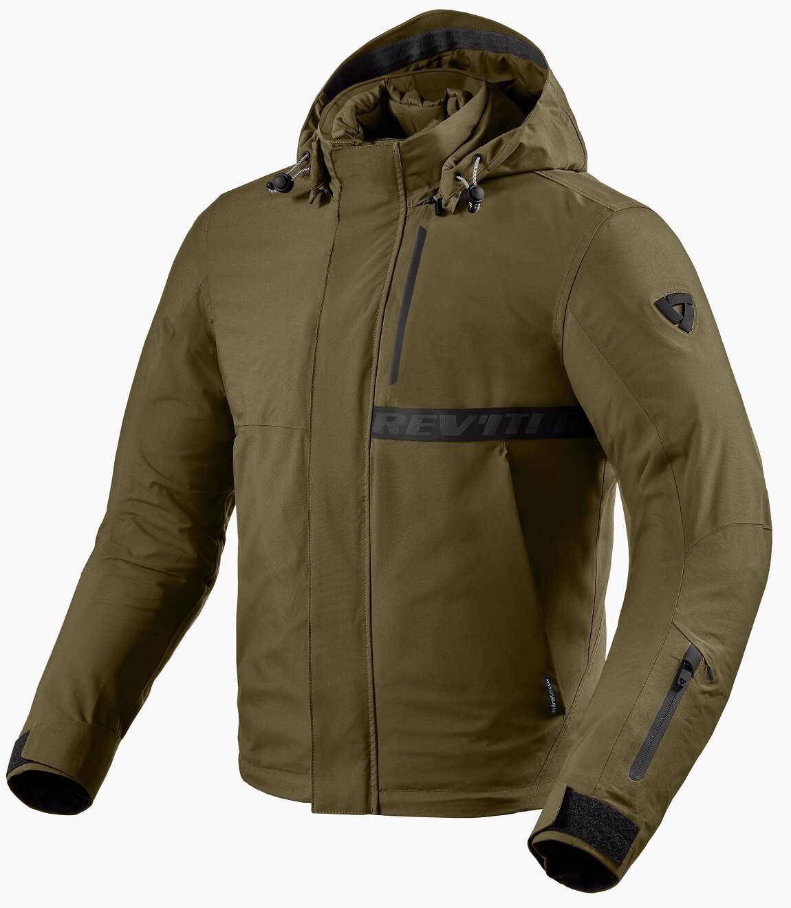GIACCA JACKET MOTO REV'IT REVIT MONTANA H2O IMPERMEABILE VERDE SCURO TG XL