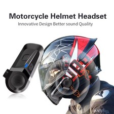 Motorcycle Helmet Headset BT Wireless Hands-Free Music  Calls - Noise Canceling