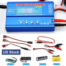 B6 LiPo Smart Battery Balance Charger Discharger iMAX 80W For RC NiMH LiFe NiCd