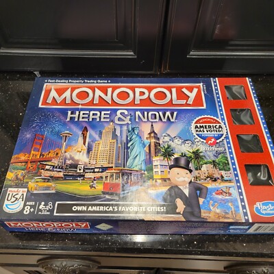 Monopoly World Edition Here & Now Hasbro Game 2015 box E