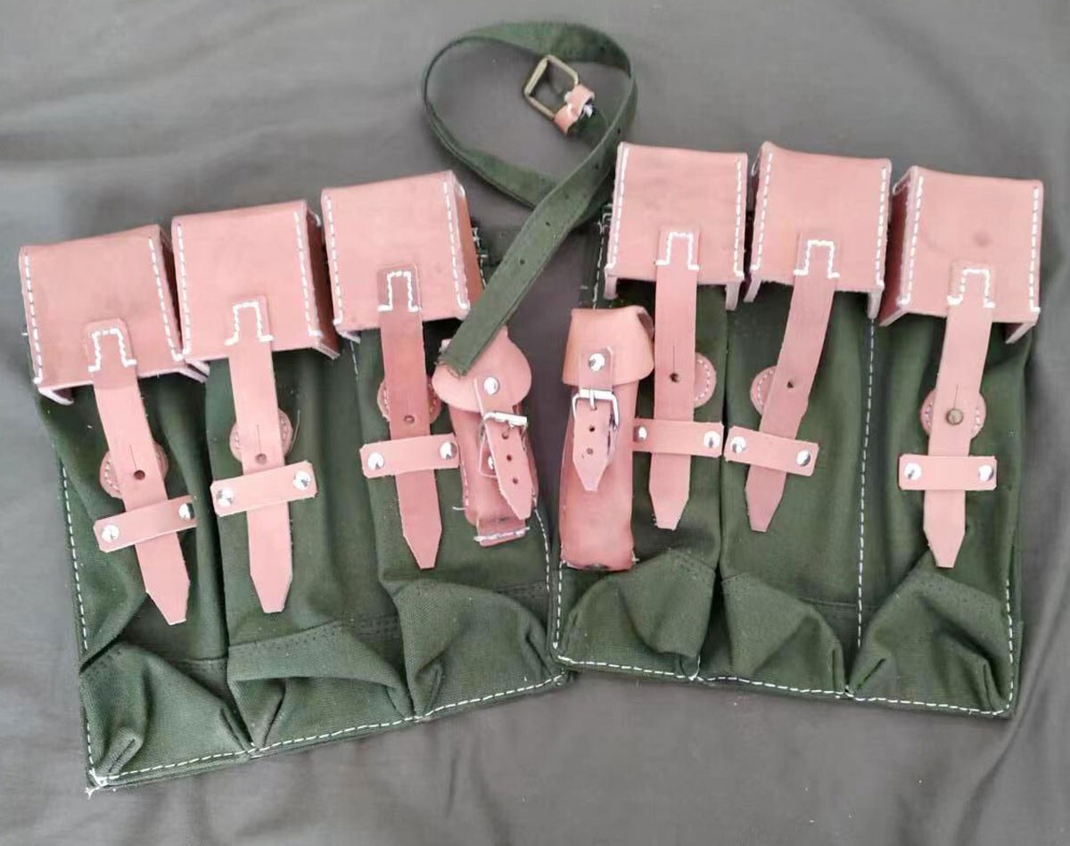 WWII German MP STG 44 Ammo Pouch Magazine Bag Canvas Pack | eBay